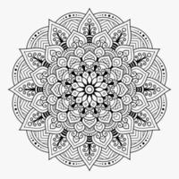 mandala vector illustratie patroon ontwerpen. tatoeage, islam, arabisch, indisch. minimaal bloemenpatroon. kleurboek pagina.