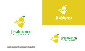 vers citroen logo ontwerp grafisch element, citroen logo icoon, gesneden citroen logo concept vector