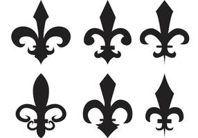 Fleur de Lis Vector Silhouetten