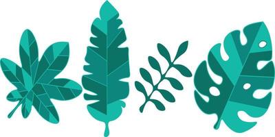 botanische set vector