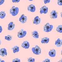 bloemknoppen botanische vector naadloze patroon