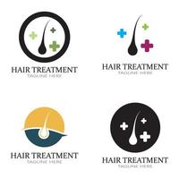 haarbehandeling logo verwijdering logo vector afbeelding ontwerp illustratie