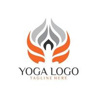 yoga logo ontwerp vector sjabloon