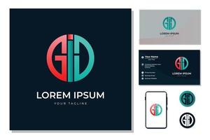 creatieve brief gid logo vector sjabloon