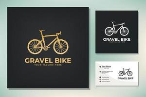 grind fiets silhouet fiets pictogram logo ontwerp vector