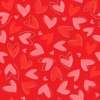 naadloos patroon met abstracte harten. afdrukken voor Valentijnsdag. vectorafbeeldingen. vector