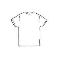 t-shirt vector schets