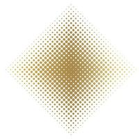 vector collectie van gouden halftone inkt geometrische monochrome vierkanten