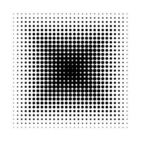 vector collectie van gouden halftone inkt geometrische monochrome vierkanten