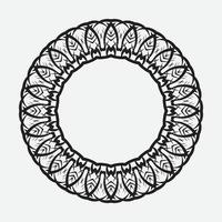 ronde ornament geïsoleerd op een witte achtergrond vector