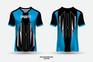 prachtige en moderne t-shirt sport abstracte jersey geschikt voor racen, voetbal, gaming, motorcross, gaming, fietsen. vector