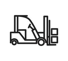 heftruck pictogram vector logo ontwerpsjabloon