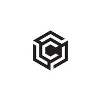 eerste letter c vector logo ontwerpconcept.