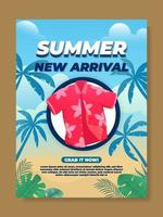 zomer mode poster vector