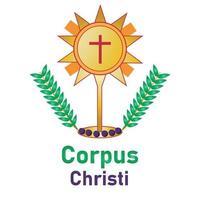 corpus christi herdenken vector