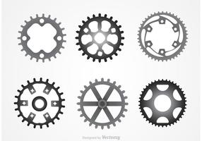 Metalen Bike Sprockets Vectors