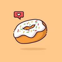 5. donut illustratie.eps vector