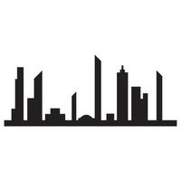 moderne stad skyline vector pictogram achtergrond