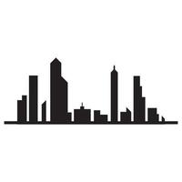 moderne stad skyline vector pictogram achtergrond