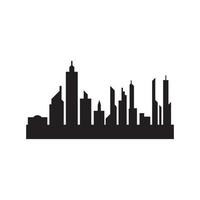 moderne stad skyline vector pictogram achtergrond