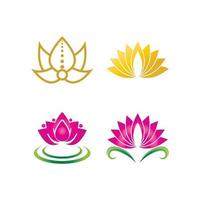 schoonheid vector lotus pictogram