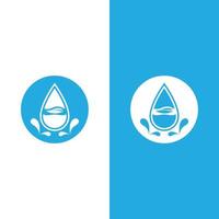 waterdruppel logo sjabloon vector