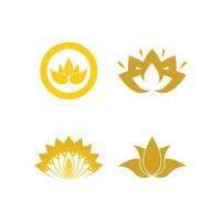 schoonheid vector lotus pictogram