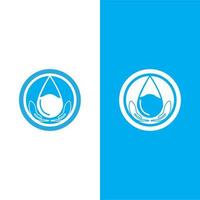 waterdruppel logo sjabloon vector