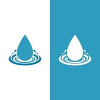 waterdruppel logo sjabloon vector