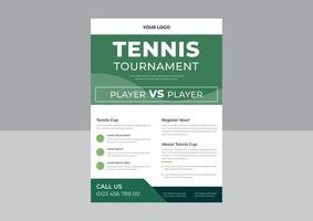 tennis poster set vector flyer, tennistoernooi flyer ontwerpsjabloon, tennis poster set vector, a4 sjabloon, brochureontwerp, dekking, flyer, poster, drukklaar