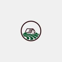 landhuis ontwerp logo vector