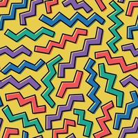 gek helder abstract, geometrisch patroon. vectorillustratie. gemakkelijk om kleuren te veranderen vector