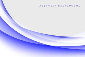 moderne abstracte blauw licht dynamische curve op witte gladde achtergrond. eps10 vector