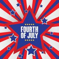 gelukkige 4 juli onafhankelijkheidsdag gratis vectorafbeelding vector