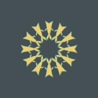 pastelkleurig symbool voor logo vector
