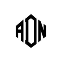 adn letter logo-ontwerp met veelhoekvorm. adn veelhoek en kubusvorm logo-ontwerp. adn zeshoek vector logo sjabloon witte en zwarte kleuren. adn monogram, business en onroerend goed logo.