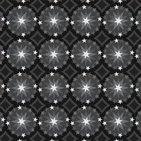 donkere abstracte cirkelvormige sterren geometrische achtergrond vector