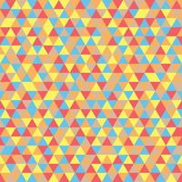 abstracte geometrie driehoek naadloze achtergrond. retro driehoek patroon. vector illustratie