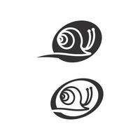 slak logo sjabloon vector pictogram illustratie ontwerp