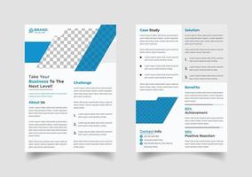 professioneel case study-sjabloonontwerp vector