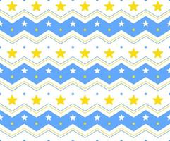 geel blauw pastel ster schijnt fonkeling hemel horizontale zig zag lijn streep stip streepje lijn cirkel naadloze patroon vector illustratie tafelkleed, picknick mat wrap papier, mat, stof, textiel, sjaal