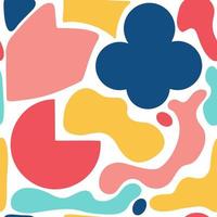 abstract kleurrijk geometrisch kinder trendy naadloos patroon vector