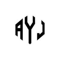 ayl letter logo-ontwerp met veelhoekvorm. ayl veelhoek en kubusvorm logo-ontwerp. ayl zeshoek vector logo sjabloon witte en zwarte kleuren. ayl monogram, business en onroerend goed logo.