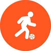 voetbal cirkel achtergrond icoon vector