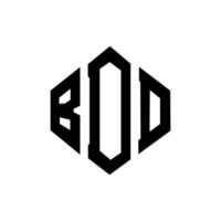 bdd letter logo-ontwerp met veelhoekvorm. bdd veelhoek en kubusvorm logo-ontwerp. bdd zeshoek vector logo sjabloon witte en zwarte kleuren. bdd-monogram, bedrijfs- en onroerendgoedlogo.