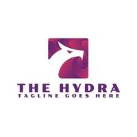 gradiënt hydra-logo vector