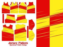 jersey printpatroon 11 sublimatie textiel voor t-shirt, voetbal, voetbal, e-sport, sport uniform ontwerp vector