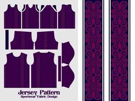 jersey printpatroon 3 sublimatie textiel voor t-shirt, voetbal, voetbal, e-sport, sport uniform ontwerp vector