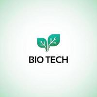 bio tech logo sjabloon gratis download vector