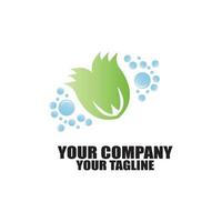 premium kwaliteit groen blad plant logo vector symbool